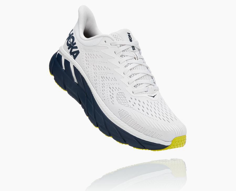 Tenis Hoka One One Masculino Branco/Pretas - Clifton 7 - 368-ZHRAPF